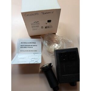 Mountain Plumbing Products Disposal Air Switch MT951/BRN Brushed‎ Nickel Mt952